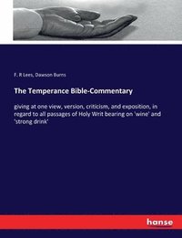 bokomslag Temperance Bible-Commentary