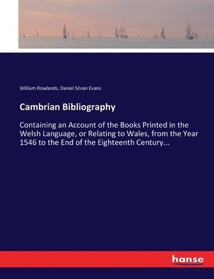 Cambrian Bibliography 1