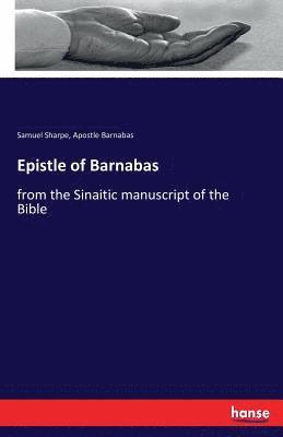 Samuel Sharpe, Apostle Barnabas - Epistle of Barnabas, Häftad