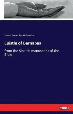 Epistle of Barnabas 1