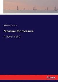 bokomslag Measure for measure