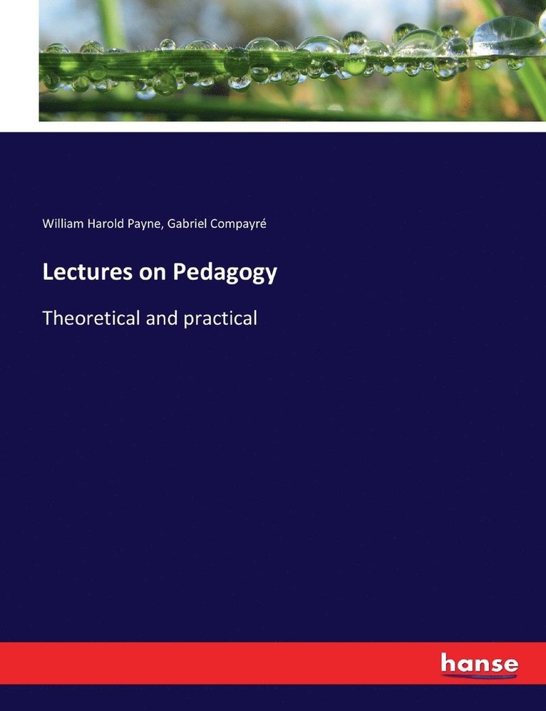 Lectures on Pedagogy 1