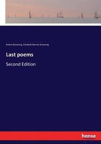 bokomslag Last poems