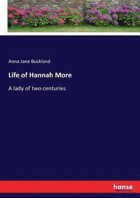 bokomslag Life of Hannah More