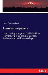 bokomslag Examination papers
