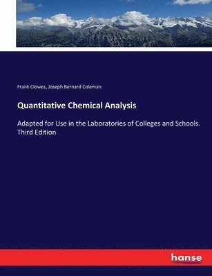 Quantitative Chemical Analysis 1