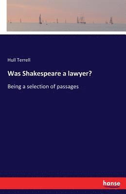 Was Shakespeare a lawyer? 1