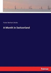 bokomslag A Month in Switzerland