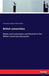 bokomslag British universities