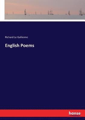 bokomslag English Poems