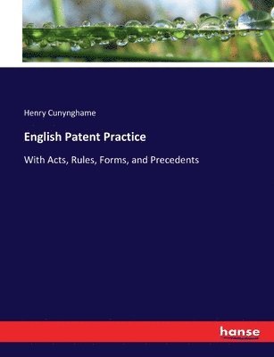 English Patent Practice 1