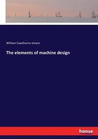bokomslag elements of machine design