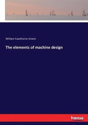 bokomslag elements of machine design
