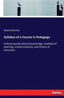 bokomslag Syllabus of a Course in Pedagogy