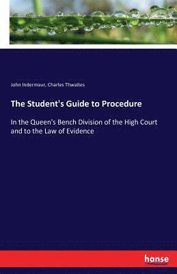 John Indermaur, Charles Thwaites - Student's Guide to Procedure, Häftad