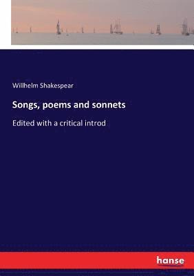 Songs, poems and sonnets 1