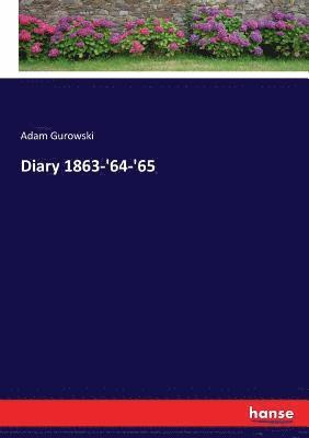 Diary 1863-'64-'65 1