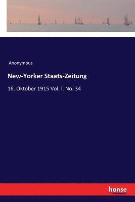 bokomslag New-Yorker Staats-Zeitung