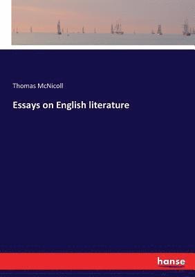 bokomslag Essays on English literature