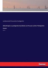 bokomslag Abhandlungen zur geologischen Specialkarte von Preussen und den Thuringischen Staaten