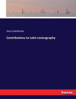 Contributions to Latin Lexicography 1
