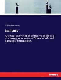 bokomslag Lexilogus