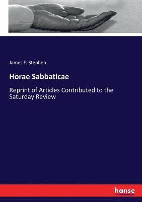 Horae Sabbaticae 1