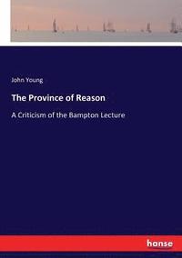 bokomslag Province of Reason