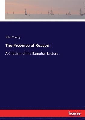 bokomslag Province of Reason