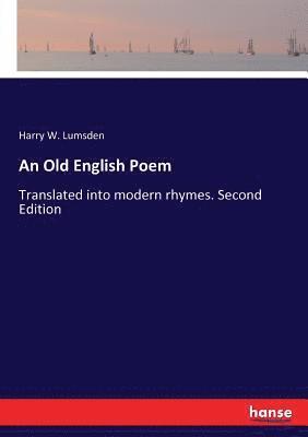 bokomslag Old English Poem