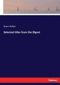 bokomslag Selected titles from the Digest