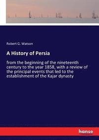 bokomslag A History of Persia