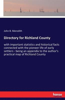 bokomslag Directory for Richland County