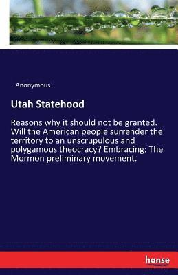 Utah Statehood 1