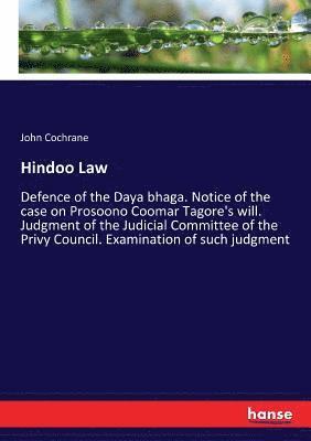 Hindoo Law 1