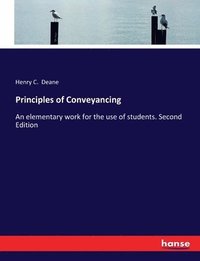 bokomslag Principles of Conveyancing