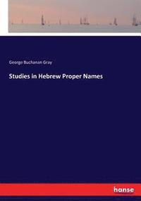 bokomslag Studies in Hebrew Proper Names
