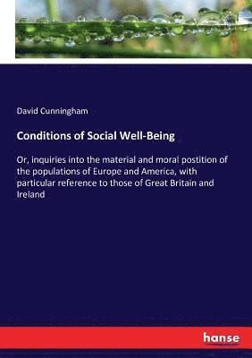 David Cunningham - Conditions of Social Well-Being, Häftad
