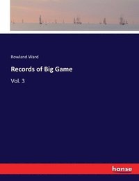 bokomslag Records of Big Game