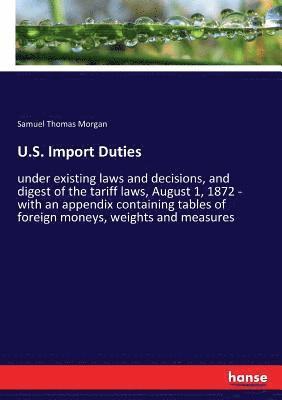 bokomslag U.S. Import Duties