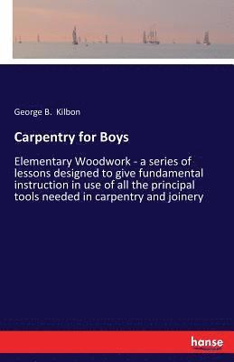 bokomslag Carpentry for Boys