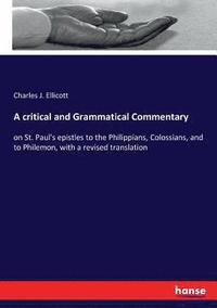 bokomslag A critical and Grammatical Commentary