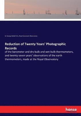 Reduction of Twenty Years' Photographic Records