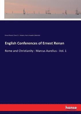 bokomslag English Conferences of Ernest Renan