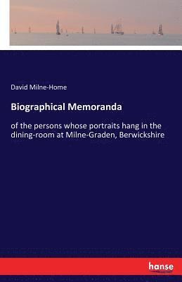 Biographical Memoranda 1