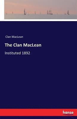 bokomslag Clan MacLean
