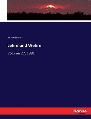 bokomslag Lehre und Wehre