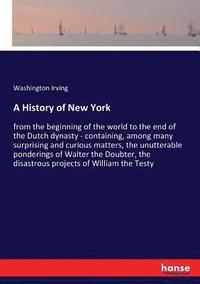 bokomslag A History of New York