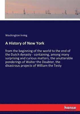 bokomslag A History of New York