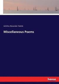 bokomslag Miscellaneous Poems